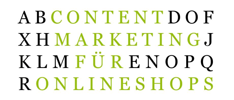 content marketing fur online shops