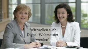 Staatsministerin für Digitalisierung, Dorothee Bär, mit Bundeskanzlerin Dr. Angela Merkel