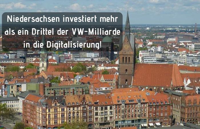 Niedersachsen investiert Millionen Euro in die Digitalisierung