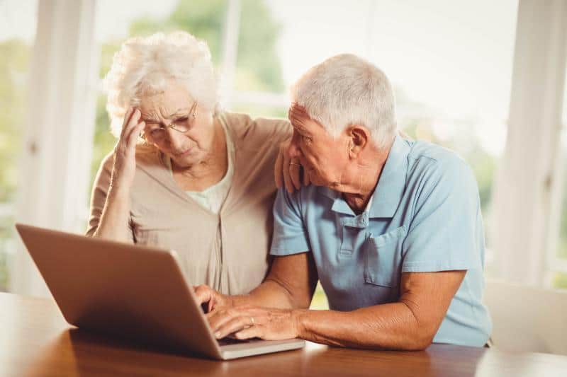 Ältere Menschen Internet