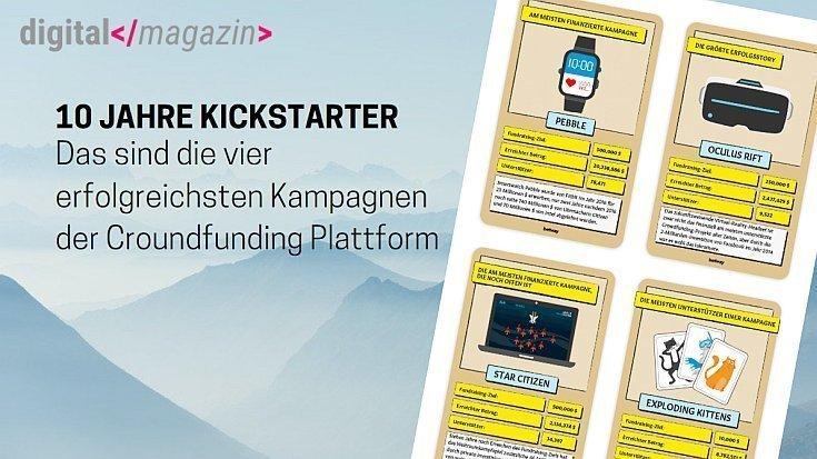 Die erfolgreichsten Kickstarter Kampagnen