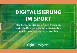 Förderprogramm für digitale Sportprojekte – Vereine bekommen Unterstützung