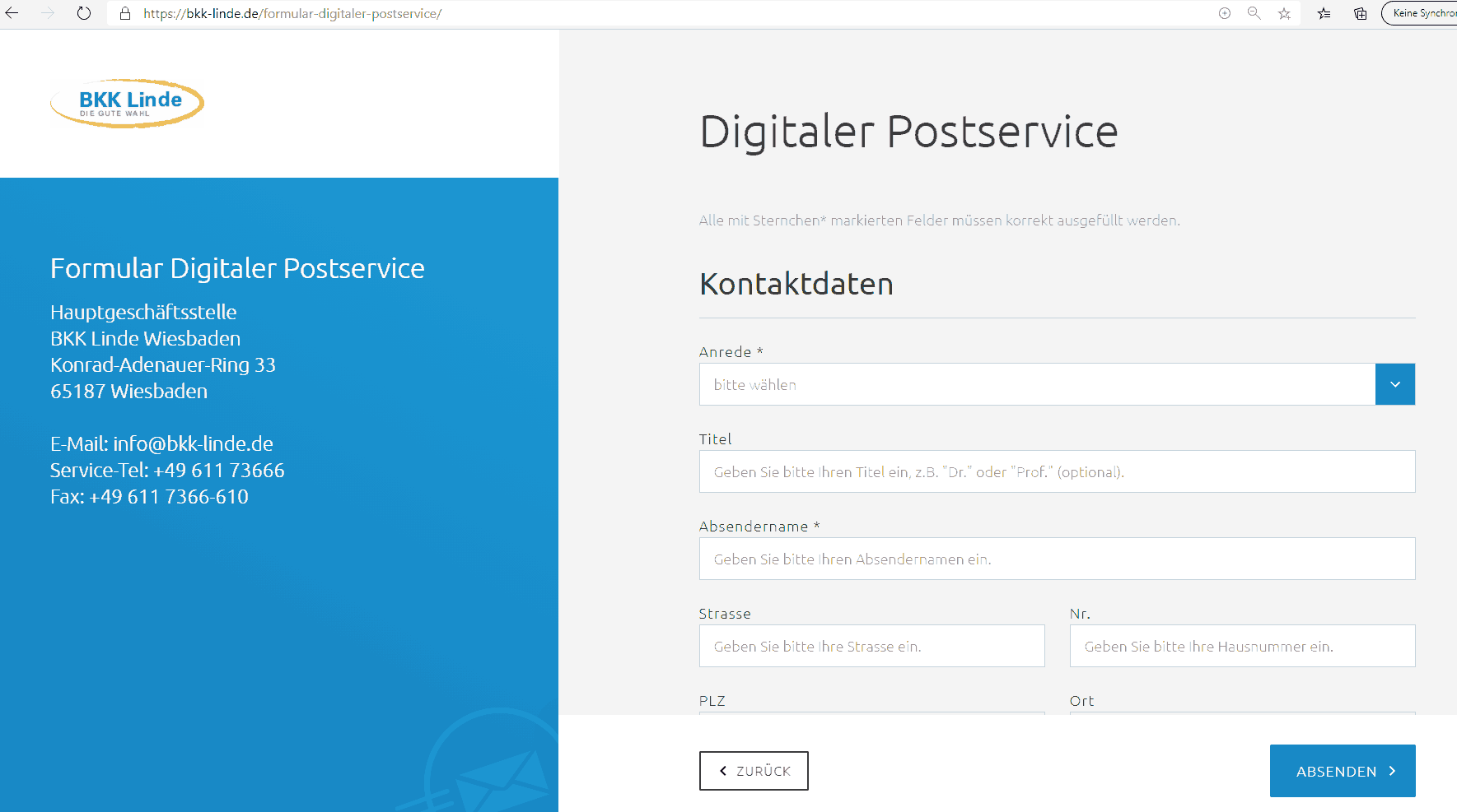 Digitaler Postservice