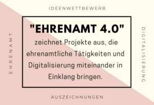 Zehn Projekte beim Ideenwettbewerb „Ehrenamt 4.0“ ausgezeichnet