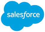 Logo des KI Unternehmen Salesforce.