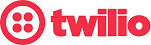 Logo des KI Unternehmen Twilio.