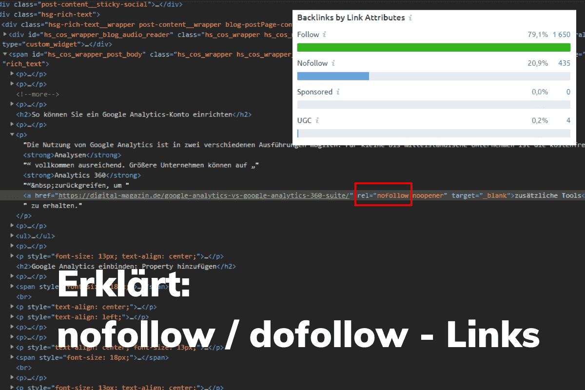 Was ist SEO - OffPage-SEO: Wofür stehen NoFollow und DoFollow?