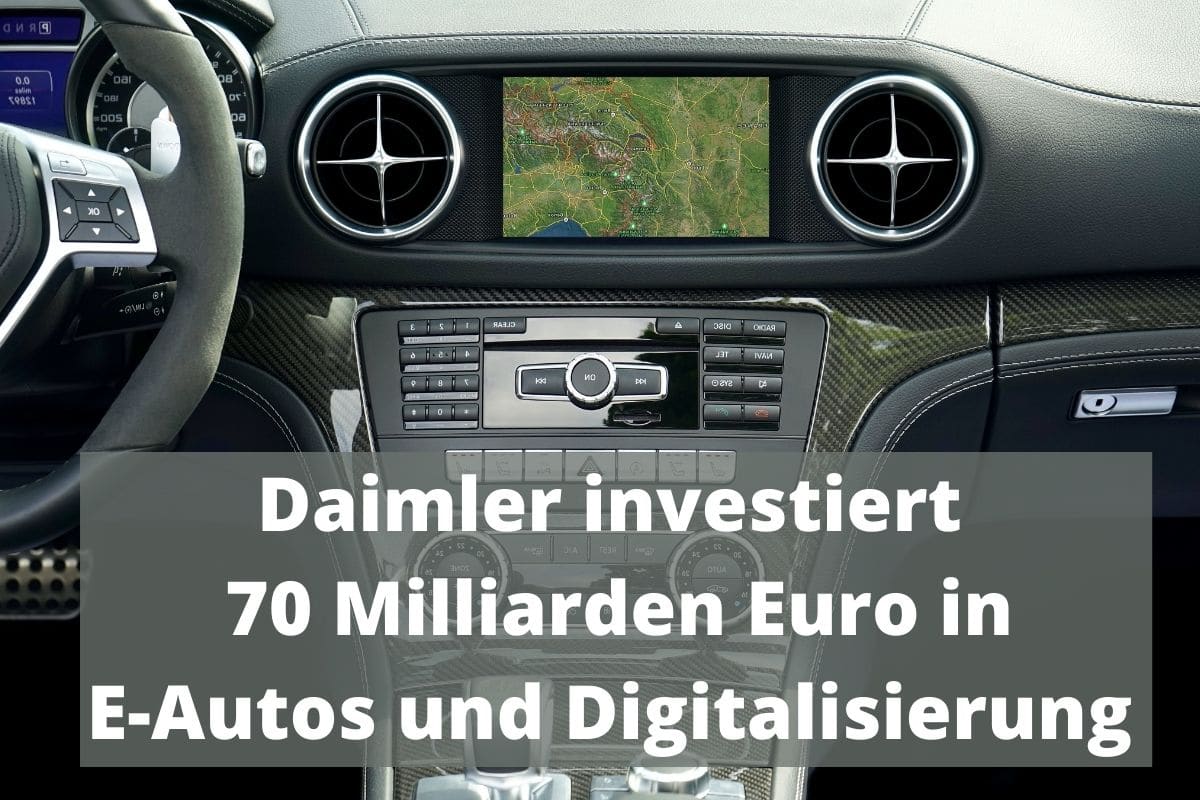 Daimler / Mercedes E-Auto Digitalisierung