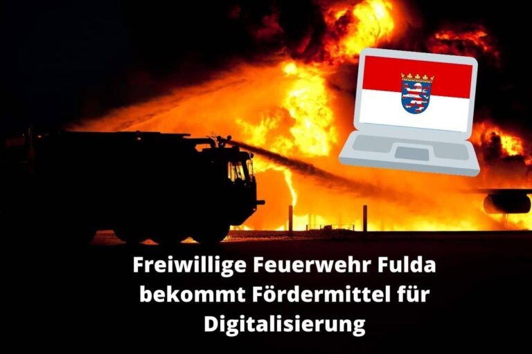 Ehrenamt digitalisiert: Freiwillige Feuerwehr Fulda bekommt Fördermittel für Digitalisierung