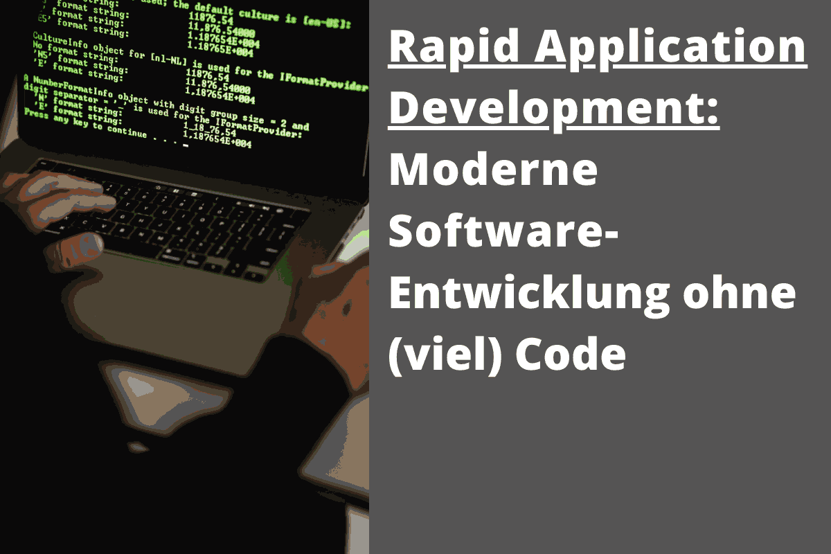 Arbeitsmarkt - Die Effizienz der Softwareentwicklung durch RAD-Tools und Low-Code steigern.