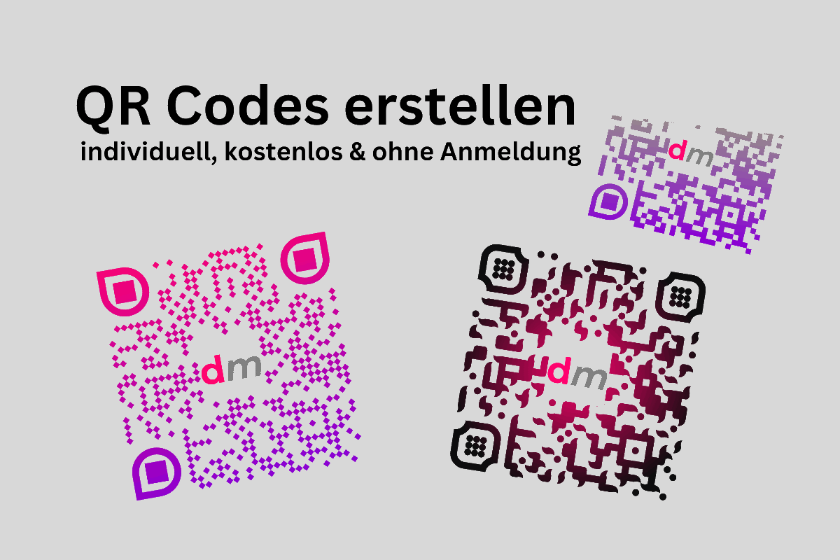 QR Codes erstellen - QR Codes erstellen: kostenlos, ohne Anmeldung und individuell- so geht´s