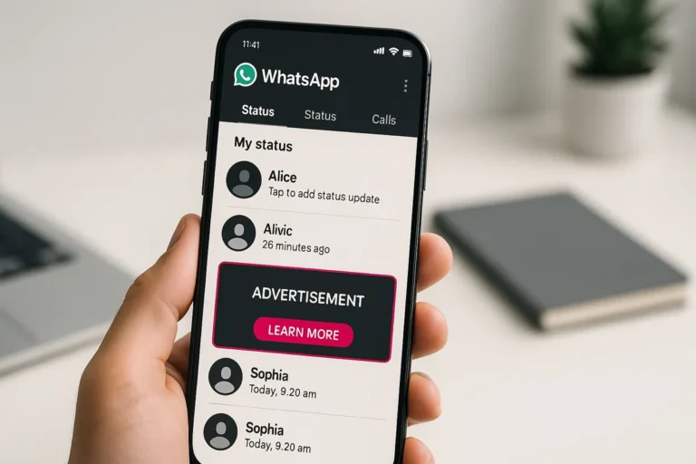 WhatsApp Werbung
