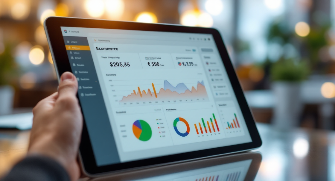 EuroShop 2026 E-Commerce Trends: Dashboard mit Verkaufsgrafiken und Kundenanalysen