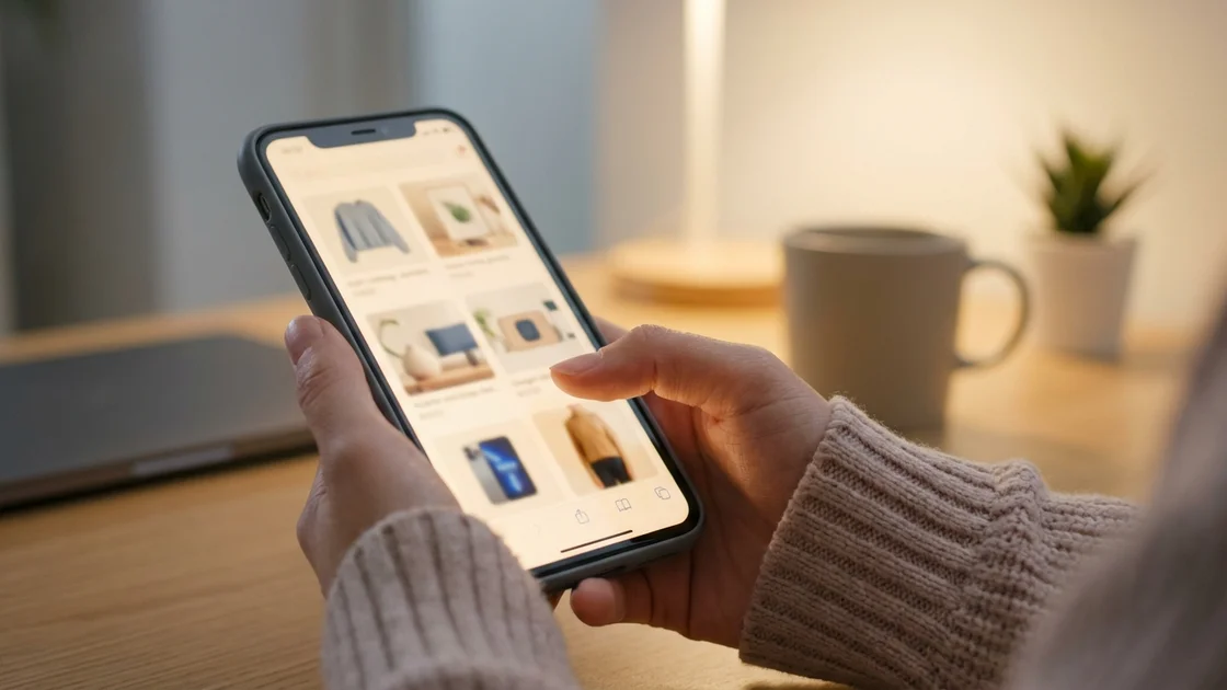 Amazon Wunschliste Datenschutz – Smartphone mit Wunschliste und Datenschutz-Symbol