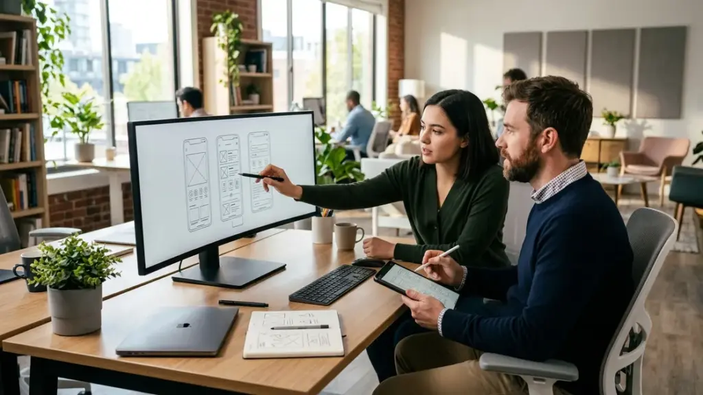 Designjobs im KI-Zeitalter: Hiring-Manager und Designer bei der Zusammenarbeit