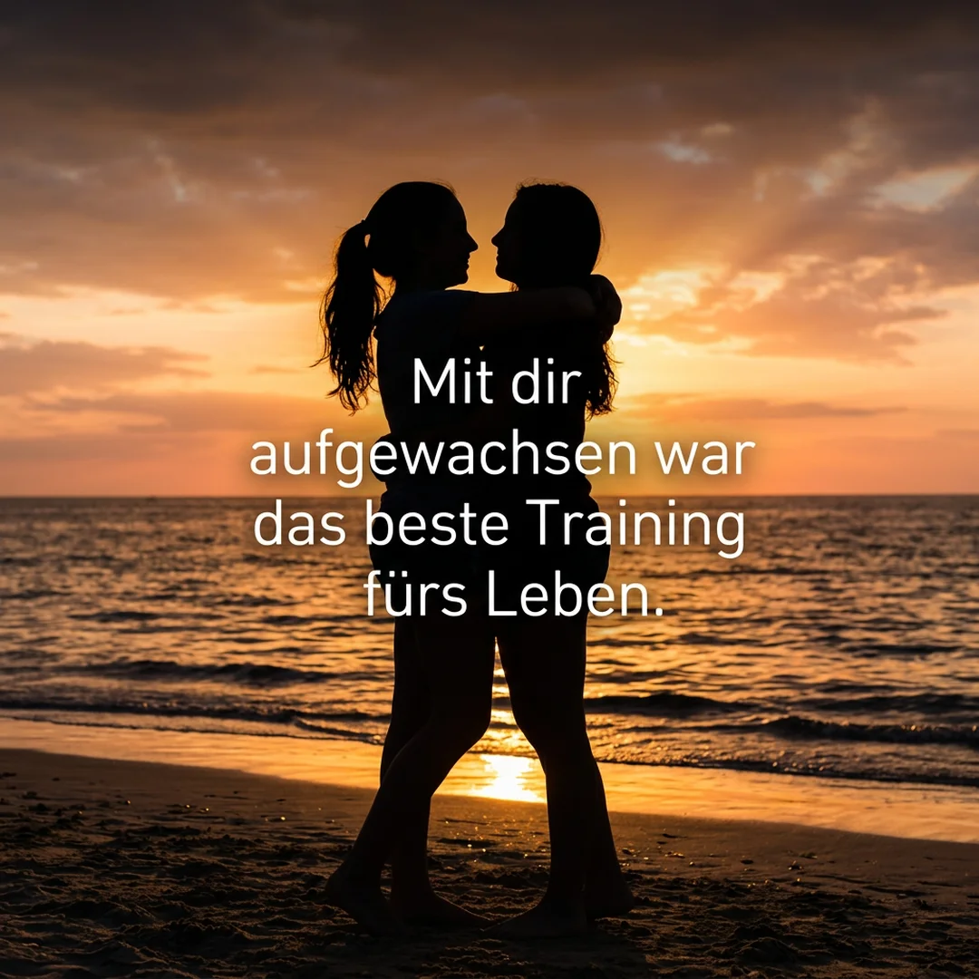 Frauentag Sprüche Schwestern Silhouette