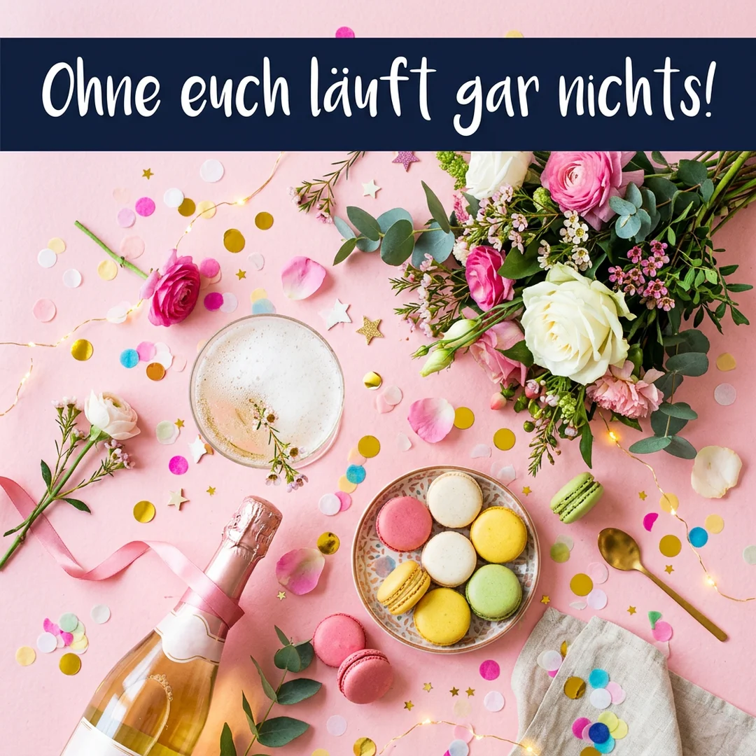 Lustige Frauentag Sprüche Champagner
