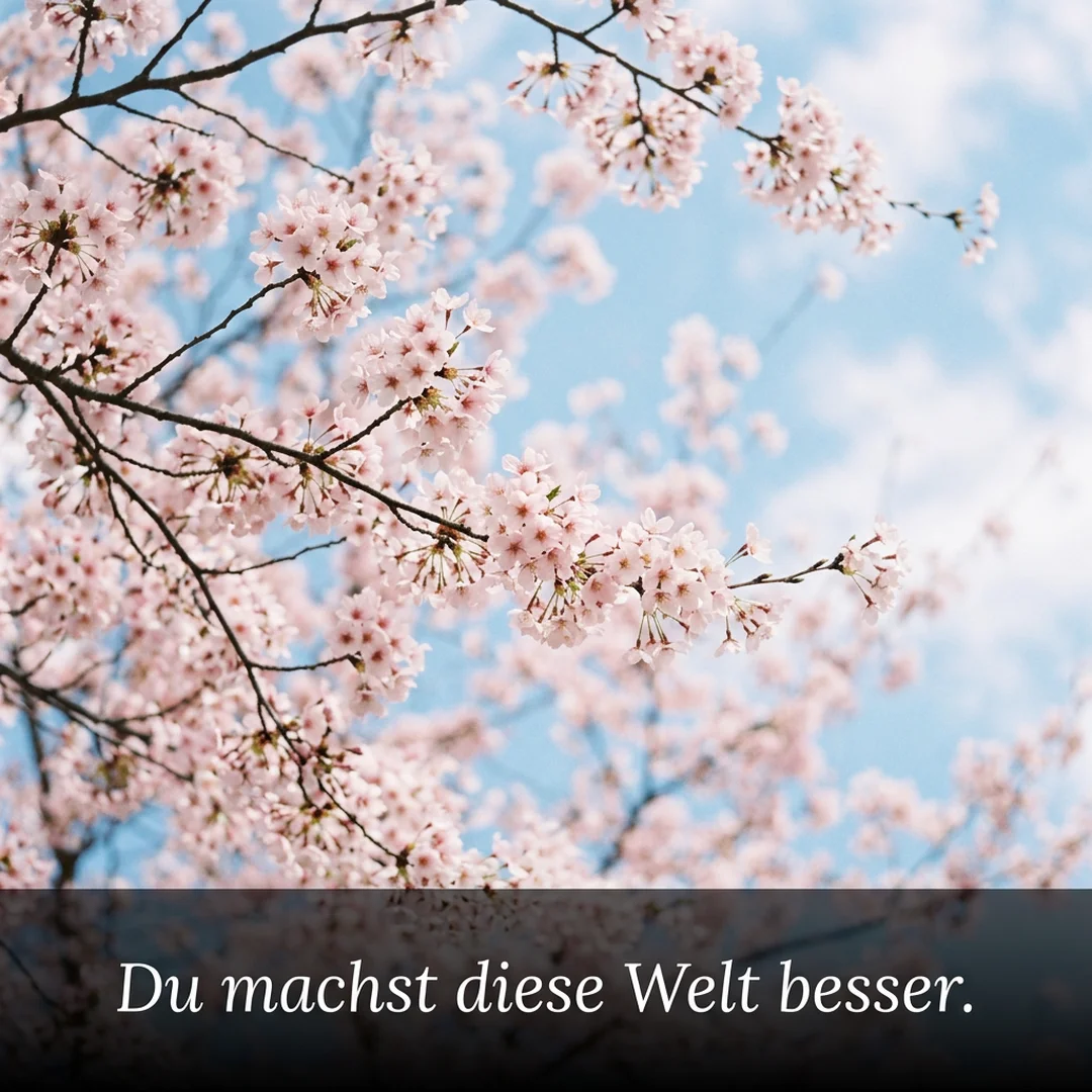 Frauentag Sprüche Kirschblüten