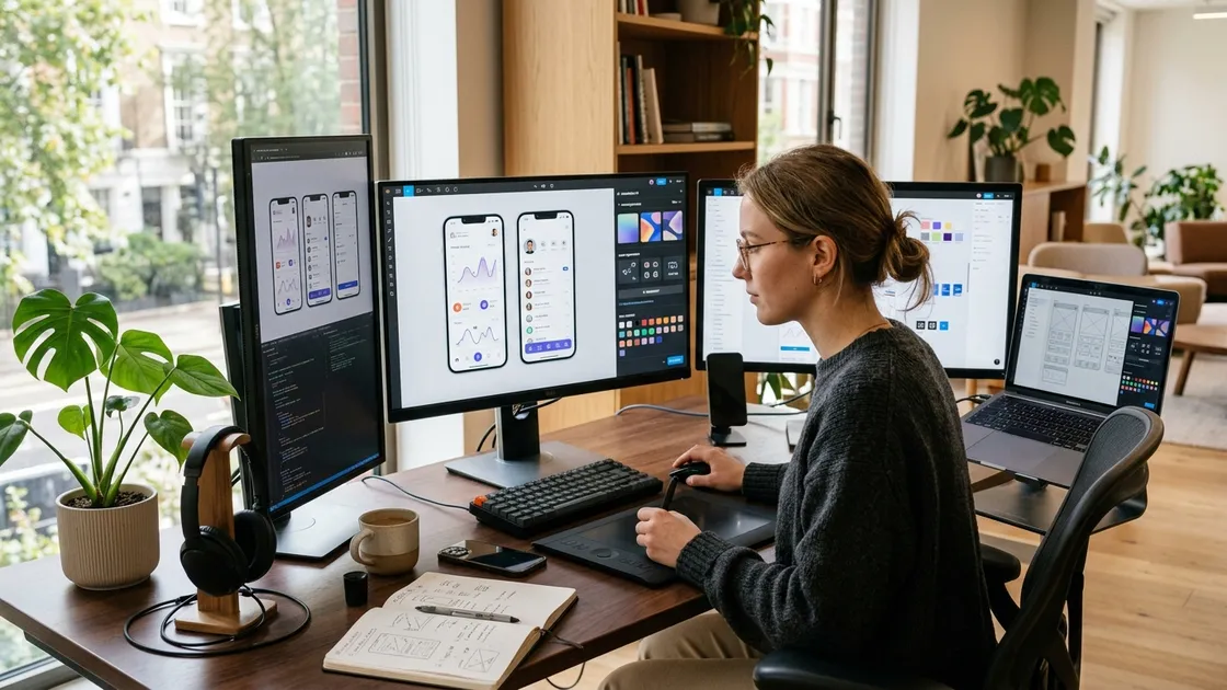 KI-Kompetenz für Designerinnen und Designer: Arbeiten mit KI-Tools am Monitor