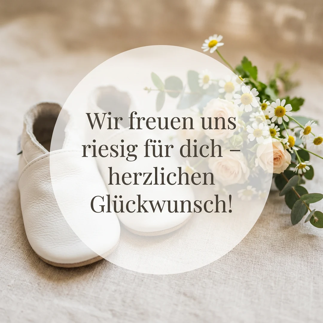 Wir freuen uns riesig für dich – herzlichen Glückwunsch!