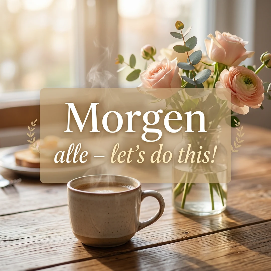 Morgen alle – let's do this!