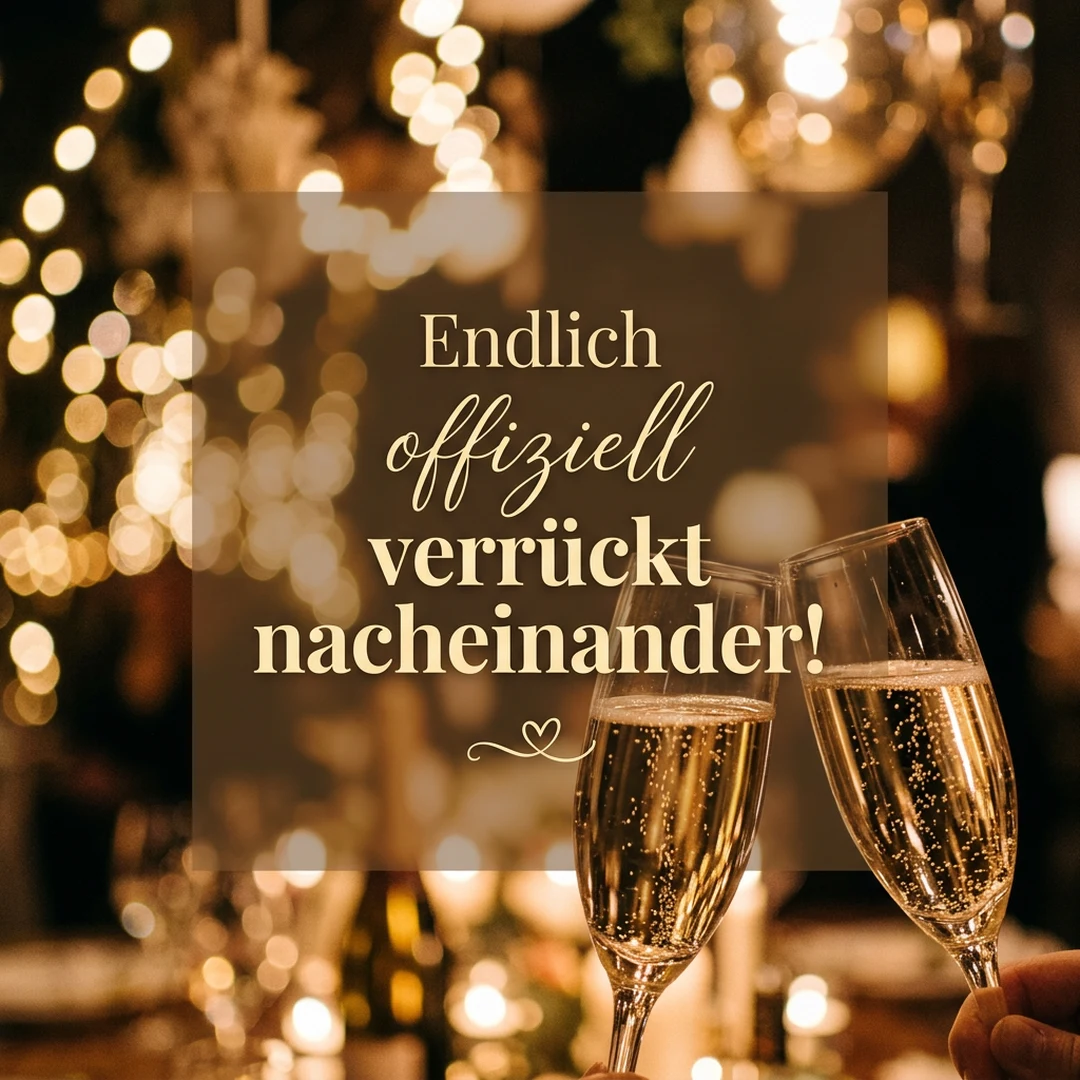 Endlich offiziell verrückt nacheinander!