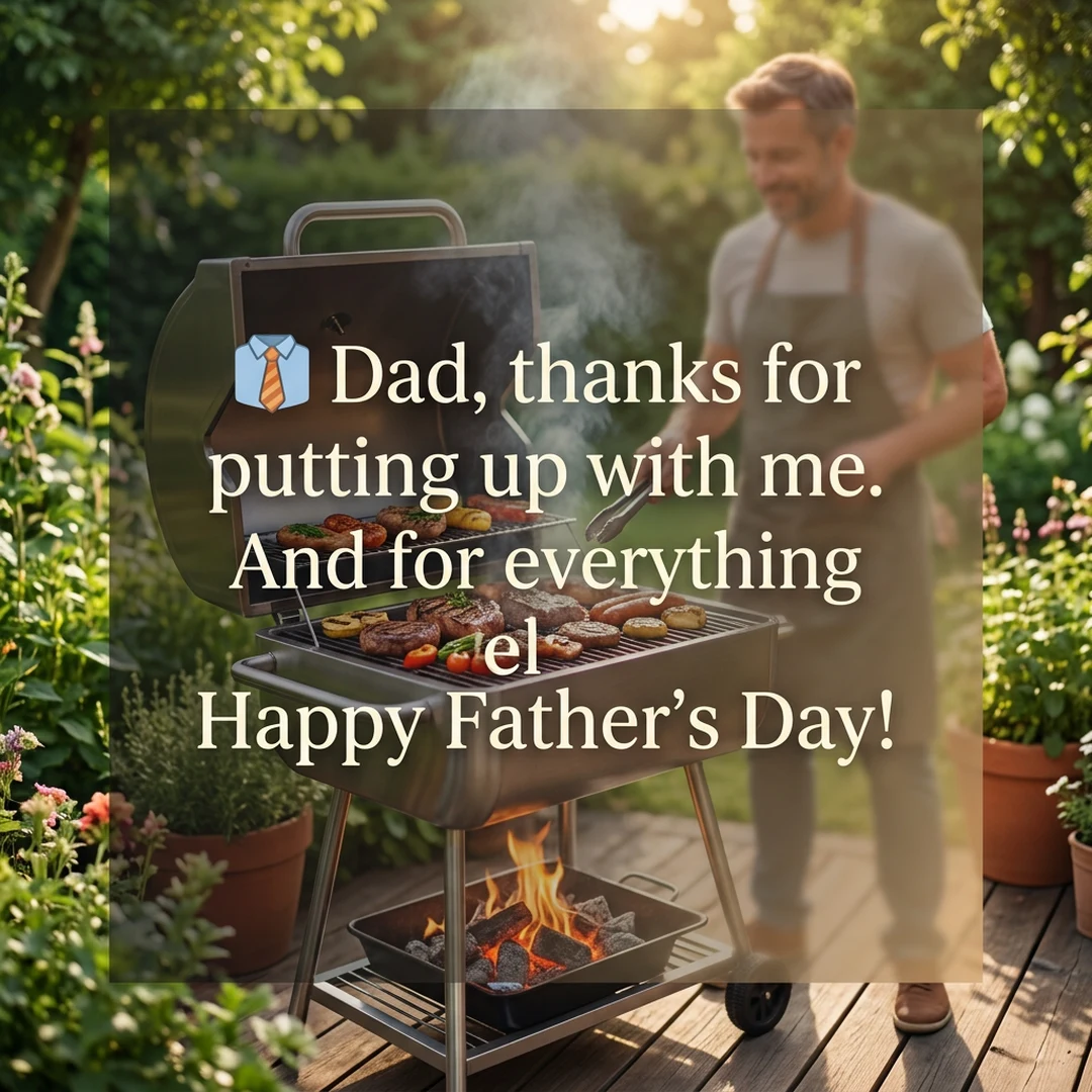 👔 Dad, thanks for putting up with me. And for everything else. Happy Father's Day!