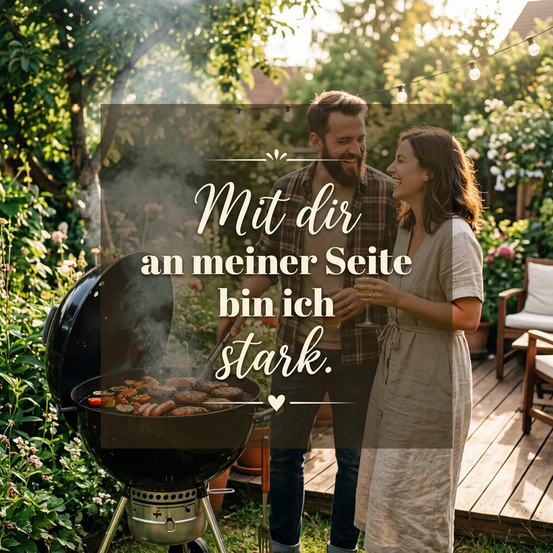 Mit dir an meiner Seite bin ich stark.