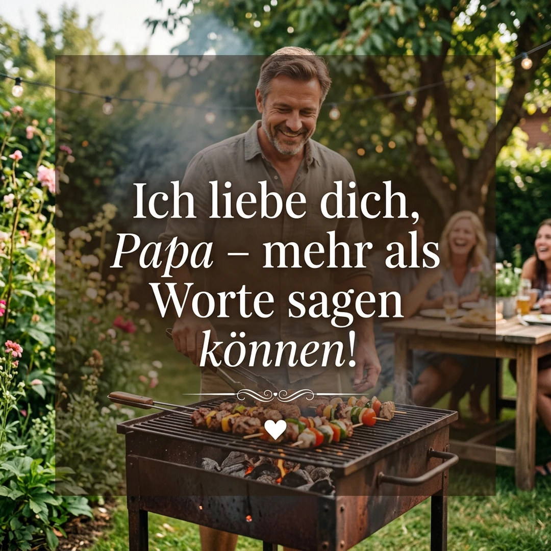 Ich liebe dich, Papa – mehr als Worte sagen können!