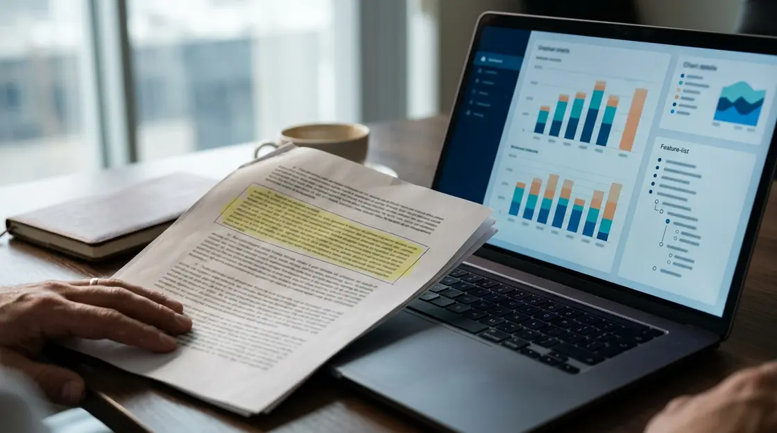 Art. 22 DSGVO Dokument neben Laptop mit XAI Feature-Importance-Grafik für automatisierte Entscheidungen