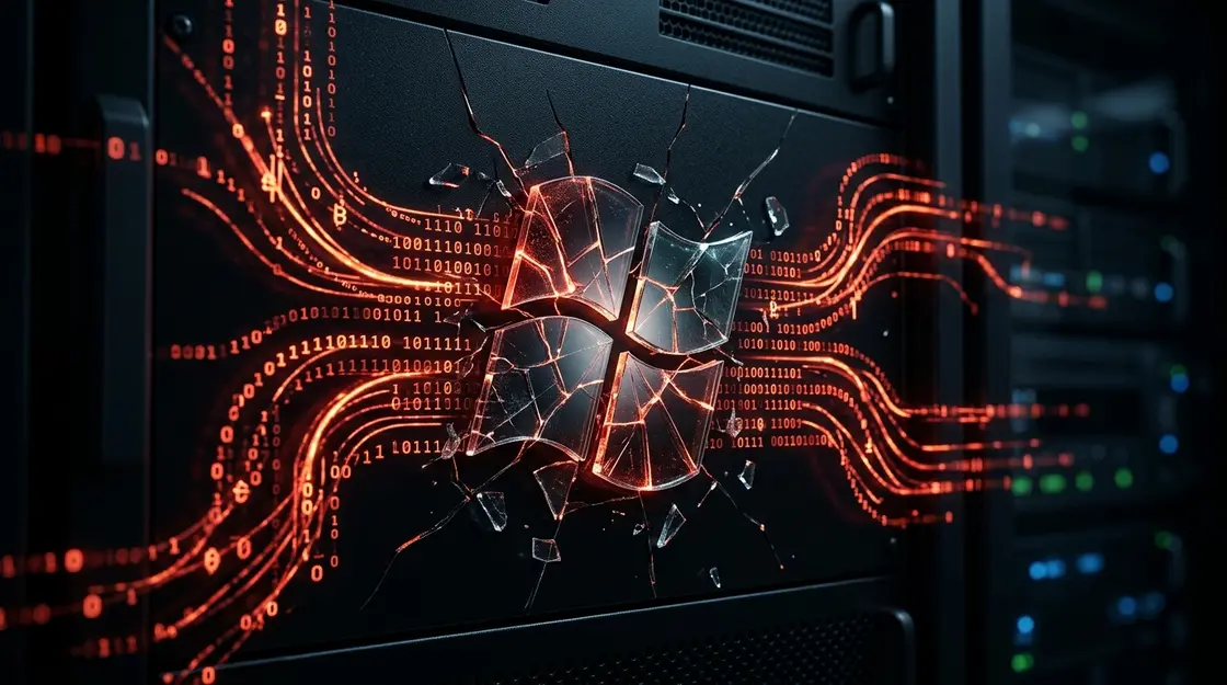 BlueHammer Zero-Day Lücke in Windows 11 visualisiert