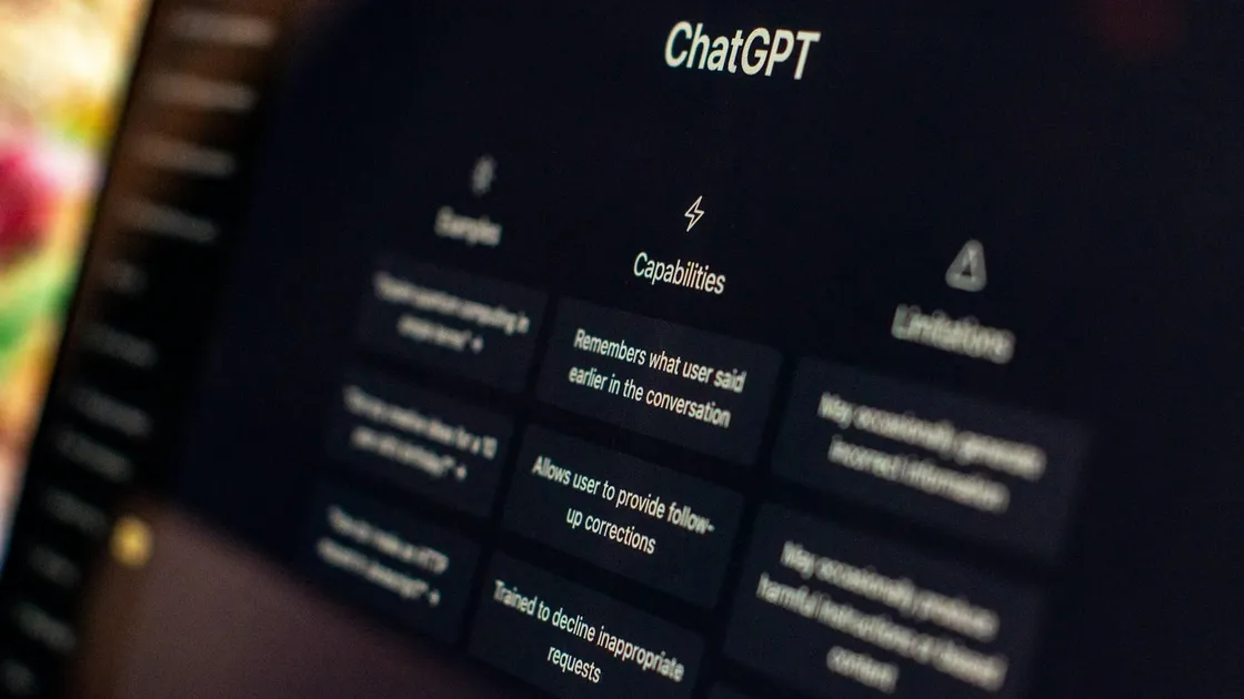 ChatGPT-Interface auf Bildschirm – B2B-Leadgenerierung mit KI