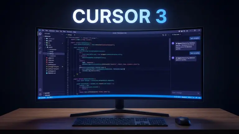 Cursor 3 IDE Dark Mode Interface
