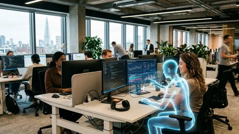 Enterprise KI Agenten im Arbeitsumfeld (Symbolbild)