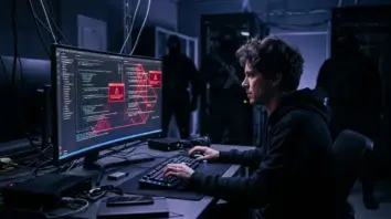 Antigravity, Sicherheit – Google Antigravity KI-Code-Editor mit Sicherheitswarnung auf dem Bildschirm