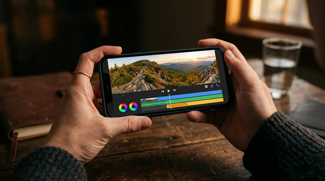 Smartphone-App zeigt Reframing-Funktion der Insta360 X4 Air