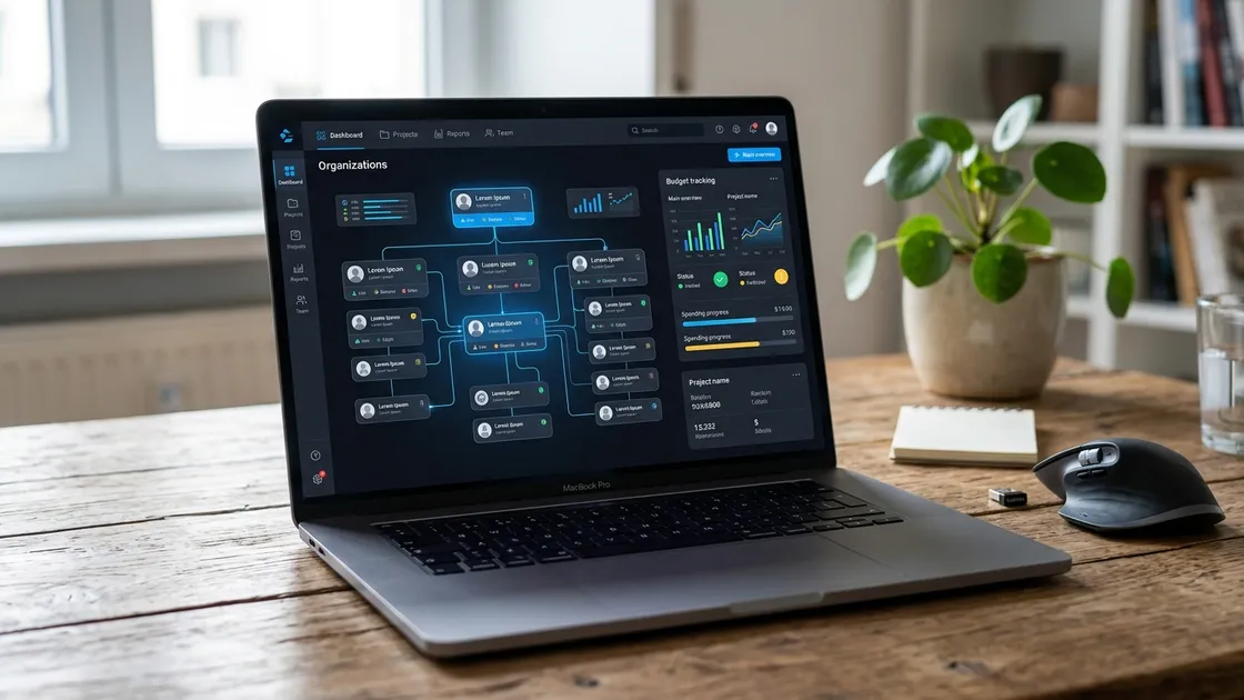 Paperclip KI-Agenten Dashboard Organigramm