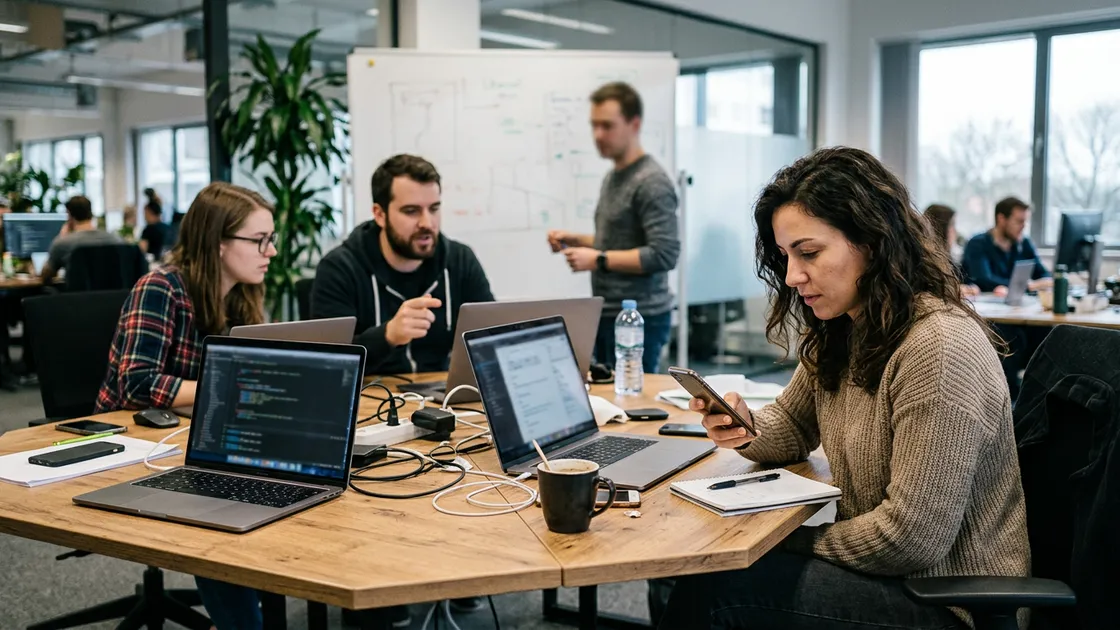 ChatGPT App und OpenAI Codex in einer Team-Szene als Symbol für mobile Steuerung
