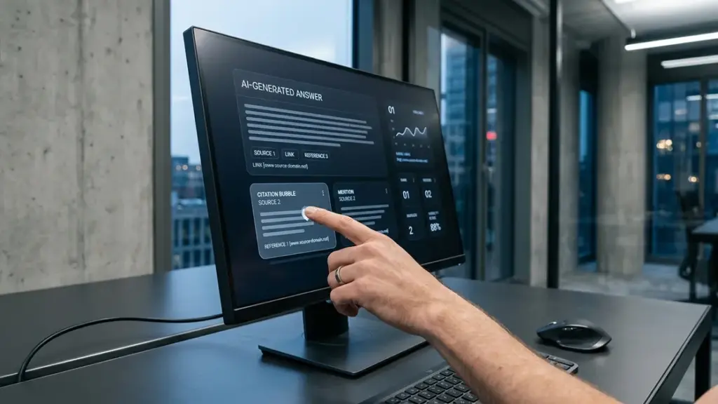 Google AI Mode SEO Sichtbarkeit auf Analysemonitor