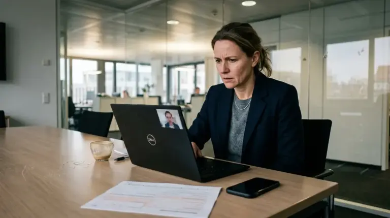 KI-Phishing, Deepfakes – Finanzmanagerin prüft verdächtigen Deepfake-Videoanruf vor Zahlungsfreigabe