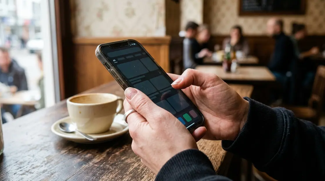 Nutzer prüft auf Smartphone, welche KI-Apps nach dem Deepfake-Verbot noch erlaubt sind