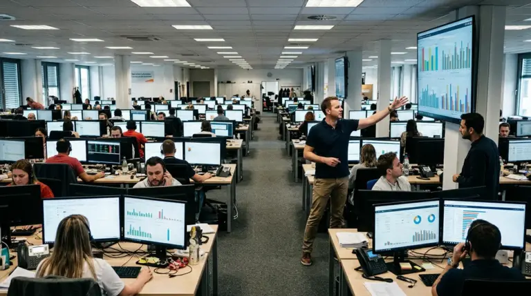 Voice AI, KI-Telefonagenten ROI – Enterprise Callcenter mit KI-Analysen und Voice AI Callcenter Einsatz