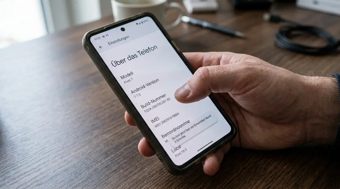 Android Entwickleroptionen über Build-Nummer aktivieren