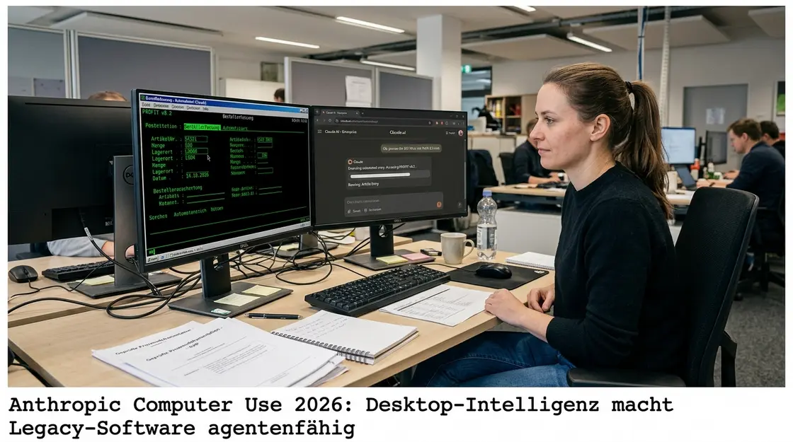 Anthropic Computer, Desktop-Intelligenz – Anthropic Computer Use steuert Legacy-ERP-System automatisch via Desktop-Intelligenz