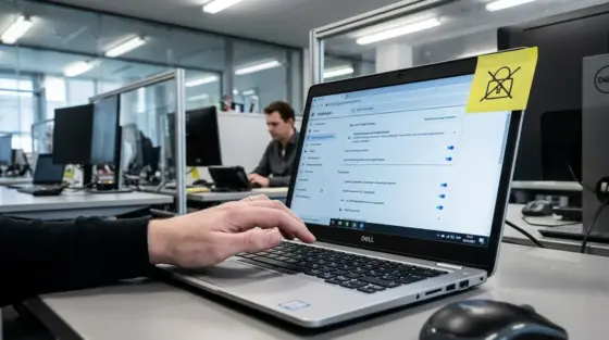 Passwort-Manager, AutoFill – Browser-Einstellungen mit Passwort-Manager und Sync-Optionen auf einem Laptop-Bildschirm