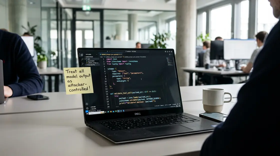 AutoGen JSON Mode Code-Snippet zur Prompt-Injection-Abwehr in Python