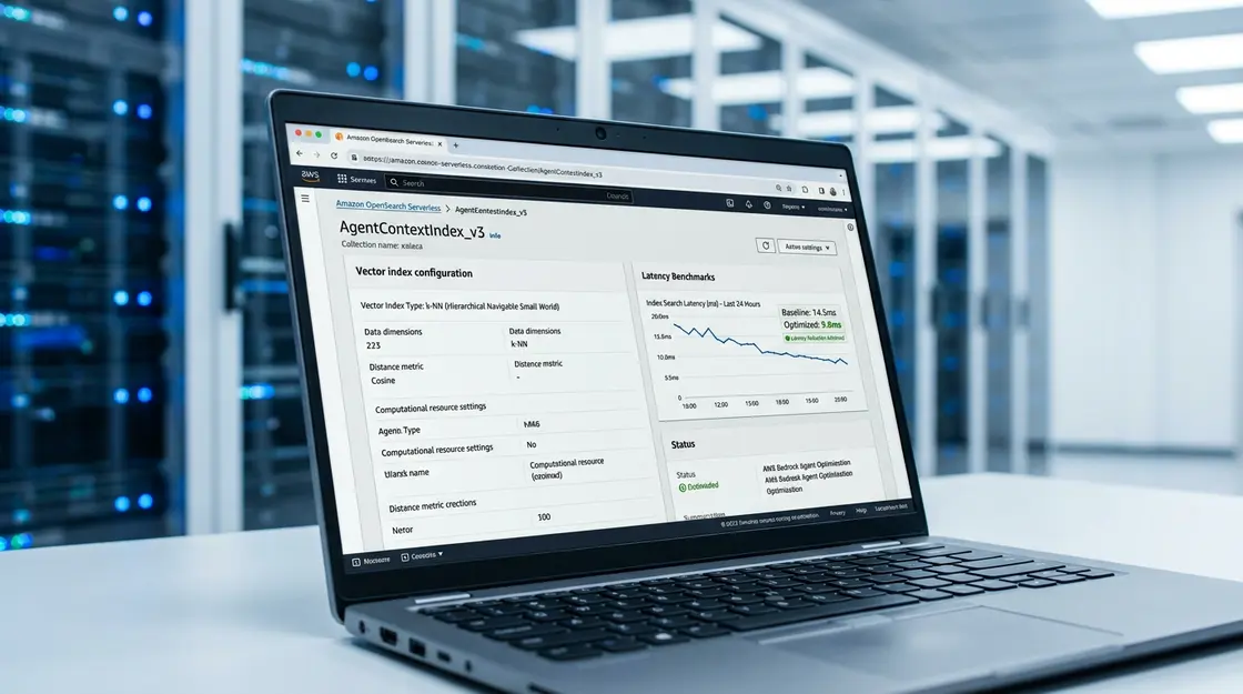 Amazon OpenSearch Serverless Konfiguration für AWS Bedrock Knowledge Base Latency Reduction