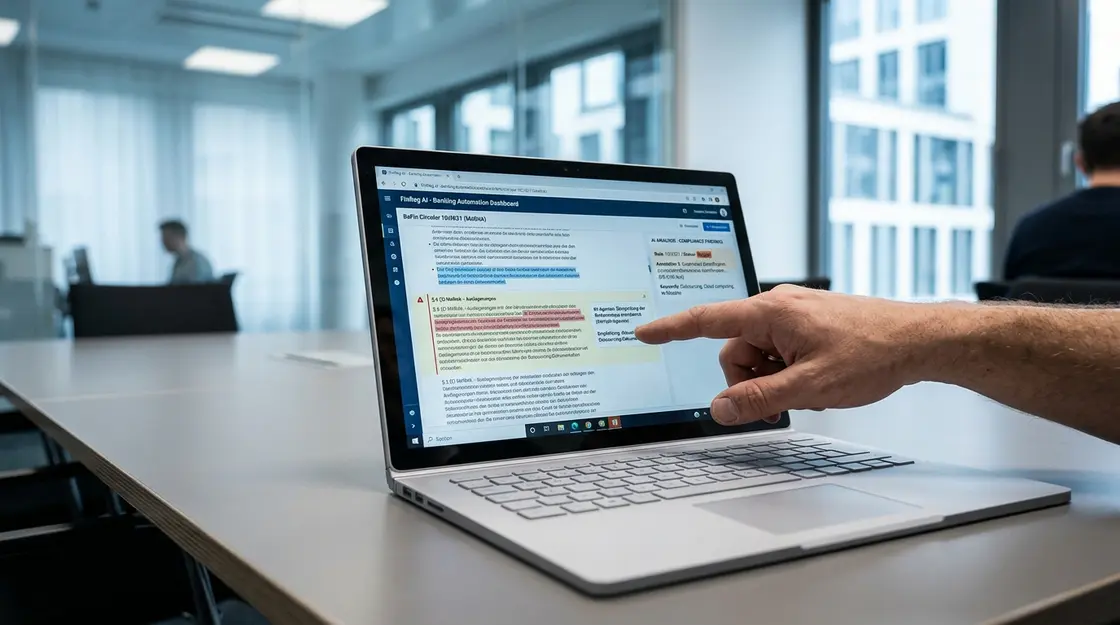 Regulatory Compliance und BaFin-Leitlinie: KI-Agent analysiert Regulierungsdokument