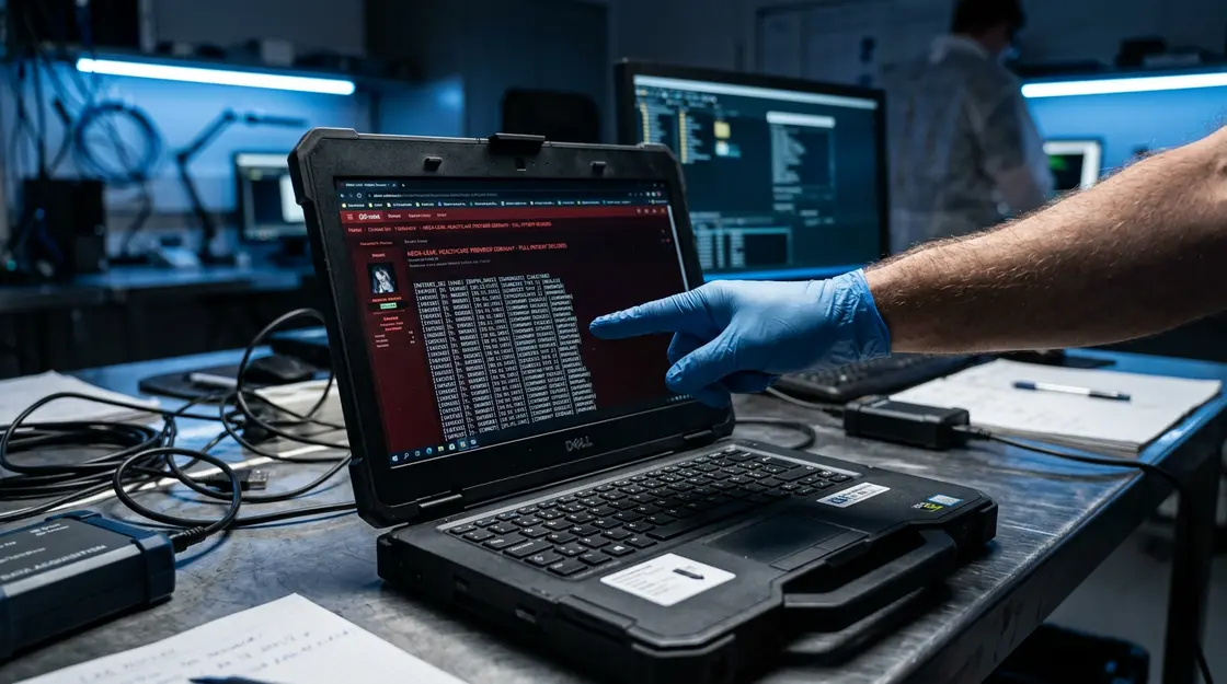 Forensische Analyse von geleakten Patientendaten aus einem Darknet-Forum nach einem Datenleak