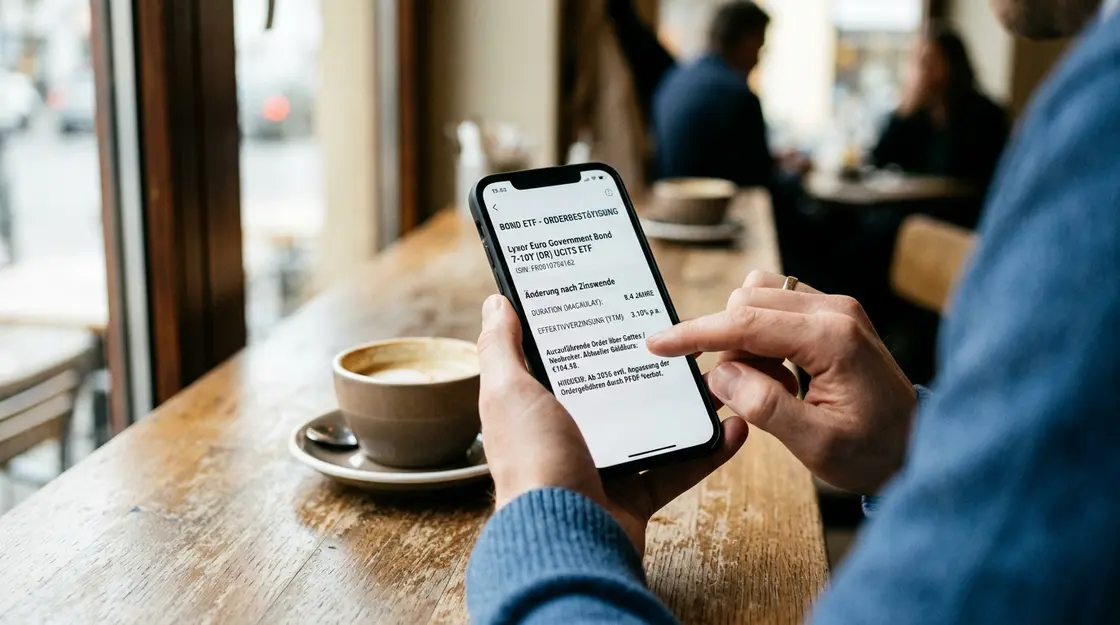 Duration-ETF, Neobroker – Duration-ETF Order auf Neobroker-App bei Zinswende 2026